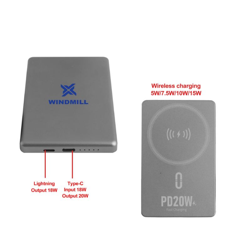Picture of 5000mAh Aluminum Magnetic Power Bank