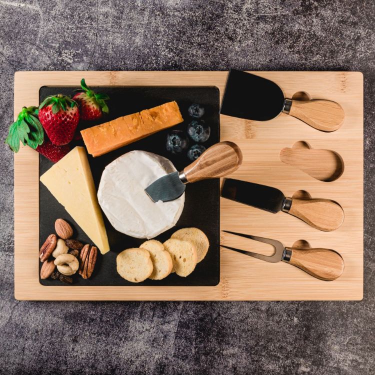 Picture of Mosaic Bamboo Slate Cheese Board