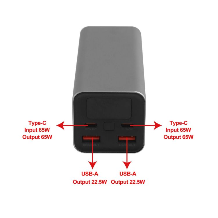 Picture of 20000mAh 65W Laptop Power Bank