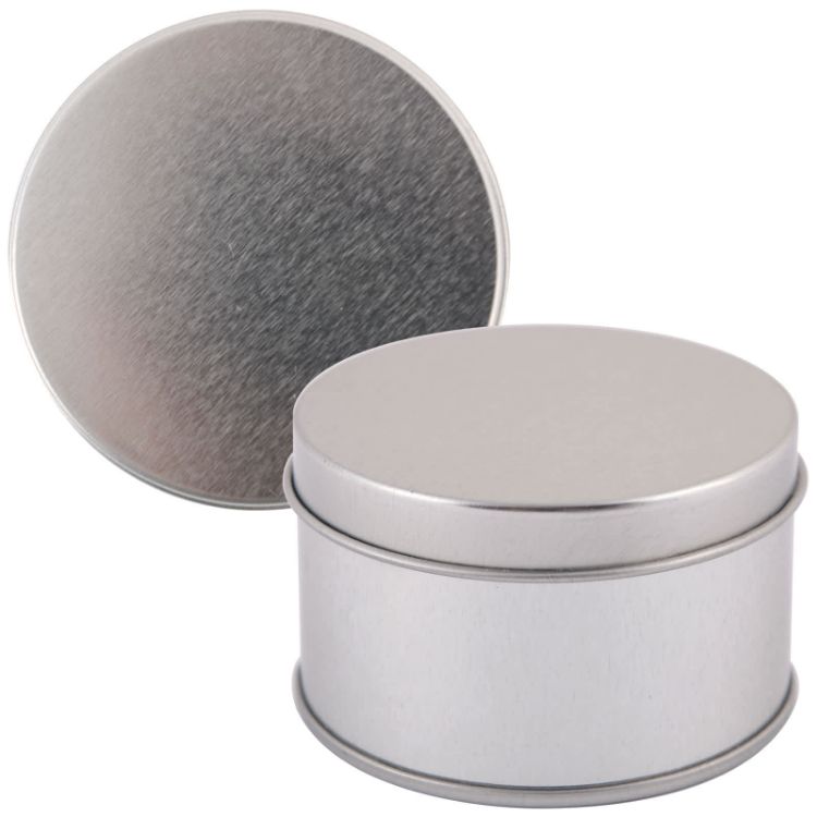 Picture of Silver Round Tin