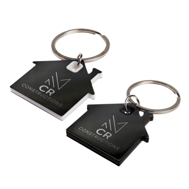 Picture of House Stainless Steel Keytag