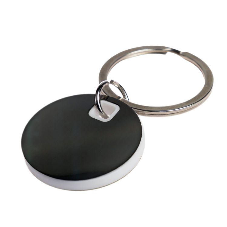 Picture of Circle Stainless Steel Keytag