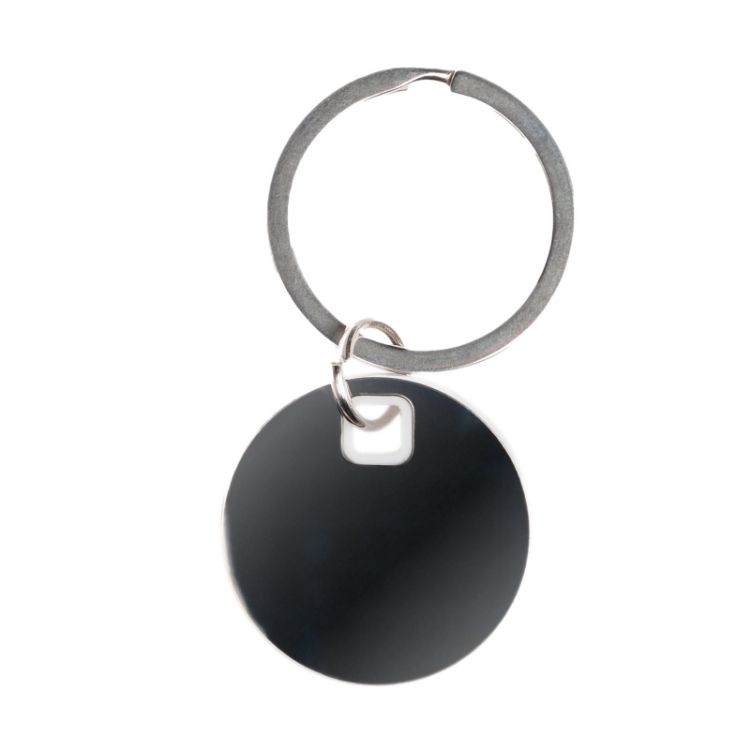 Picture of Circle Stainless Steel Keytag