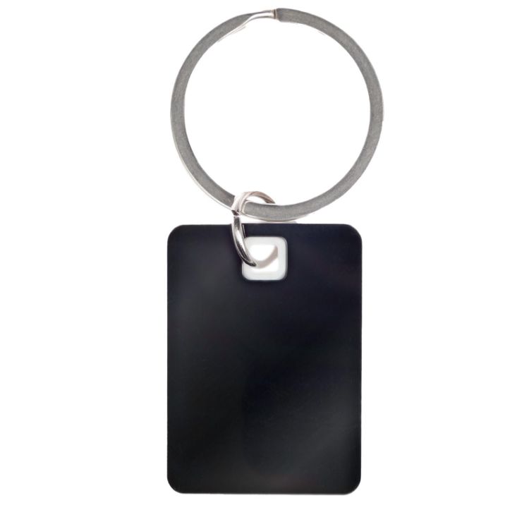 Picture of Rectangle Stainless Steel Keytag
