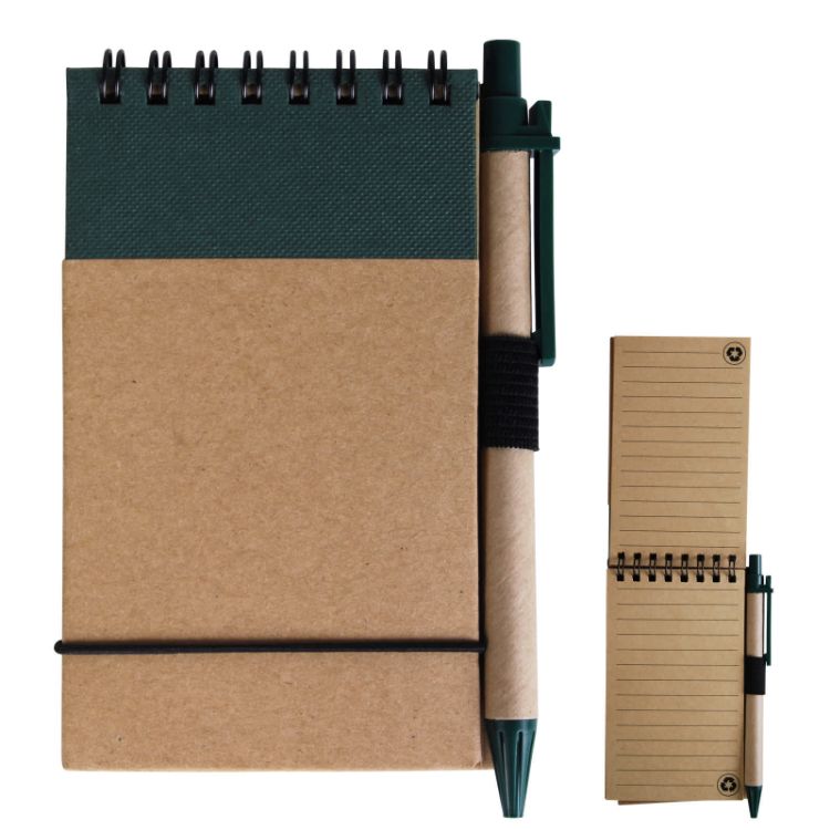 Picture of Tradie Cardboard Notebook with Pen