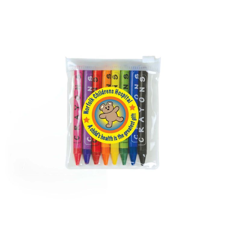 Picture of Louvre Crayons in PVC Zipper Pouch
