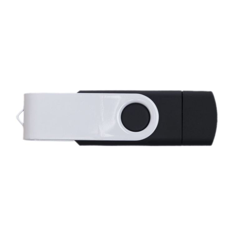 Picture of Swivel USB Flash Drive Dual 8GB