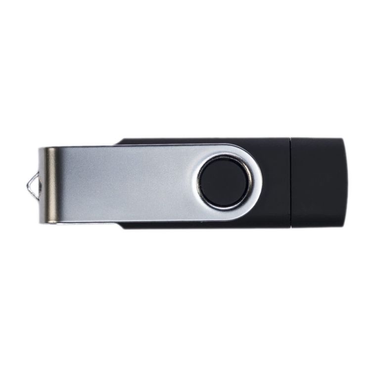 Picture of Swivel USB Flash Drive Dual 8GB