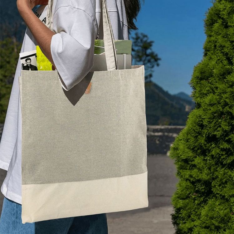 Picture of Split Recycled Cotton Twill Convention Tote