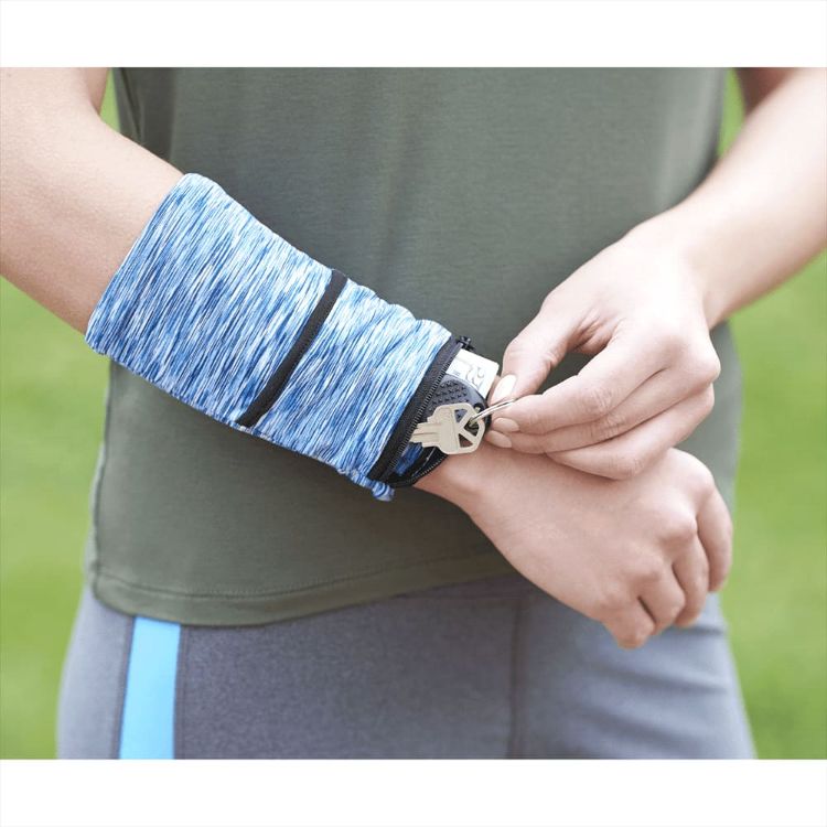 Picture of Cooling Heathered Wrist Band w/ Pocket