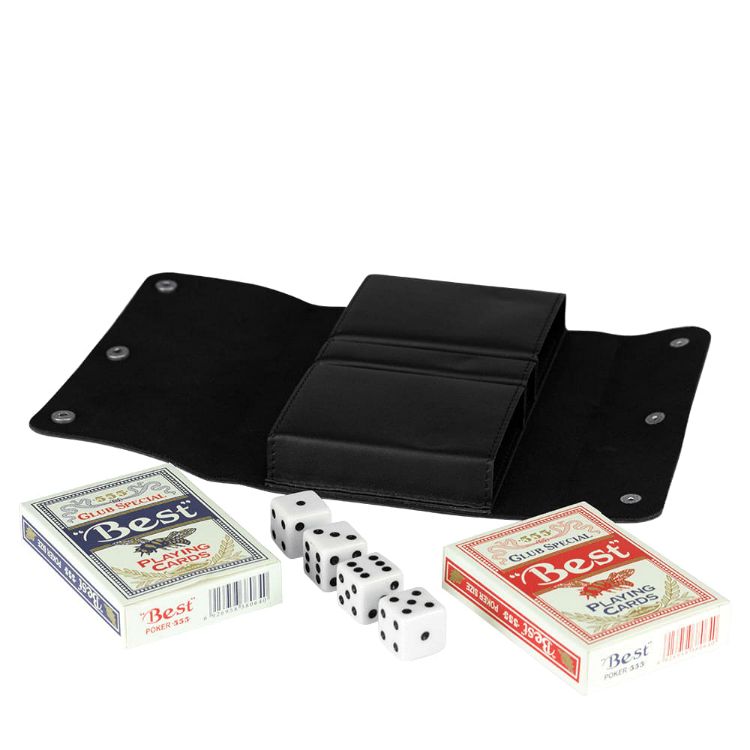 Picture of Travel Card Set w/ Leather Cover