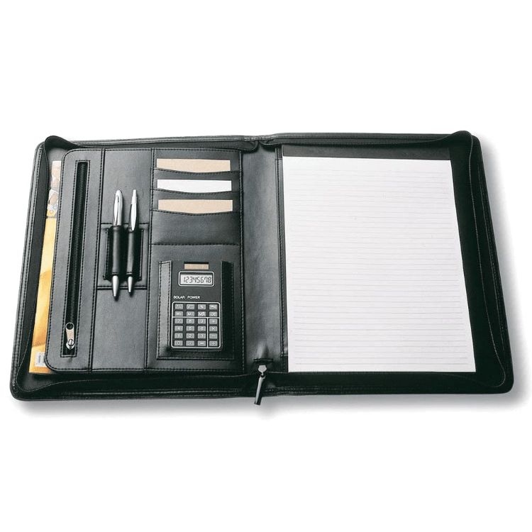 Picture of The Metropolitan Imitation Leather A4 Zippered Compendium