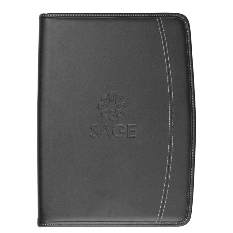Picture of The Flare A4 Imitation Leather Zip Compendium