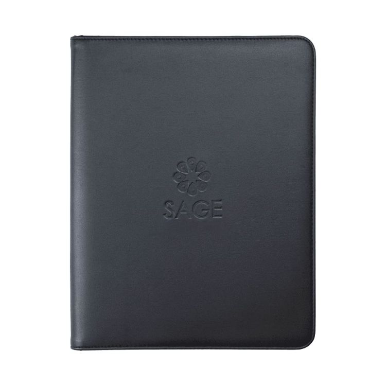 Picture of The Associate A4 Imitation Leather Zip Compendium