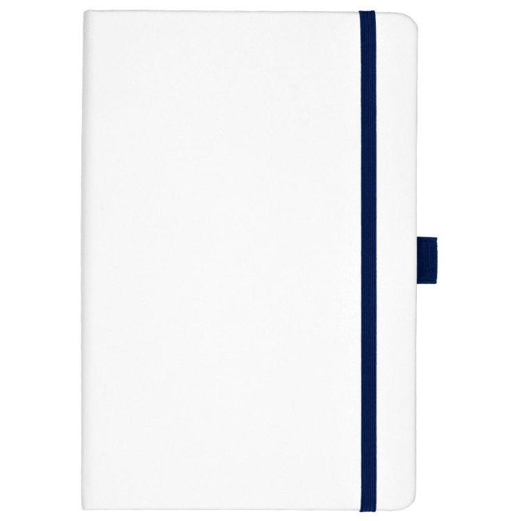 Picture of Nova White Bound JournalBook w/ Coloured Accents