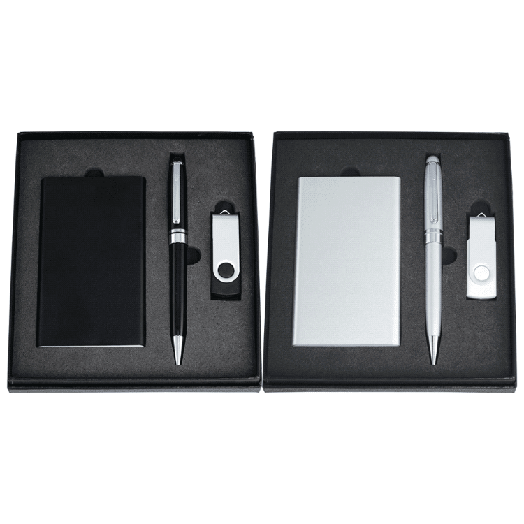 Picture of Powerbank, USB (4GB) & Pen Giftset
