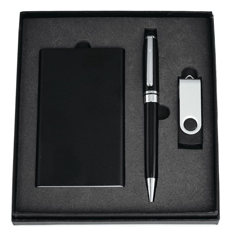 Picture of Powerbank, USB (4GB) & Pen Giftset