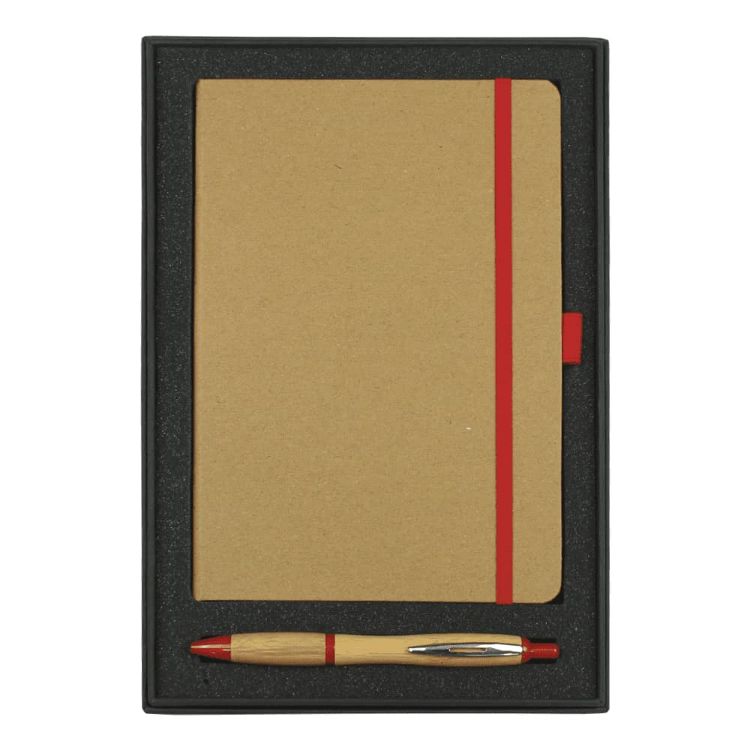 Picture of Gift Set w/ JB1022 Colour Bound Journal & 4104 Nash Bamboo Pen