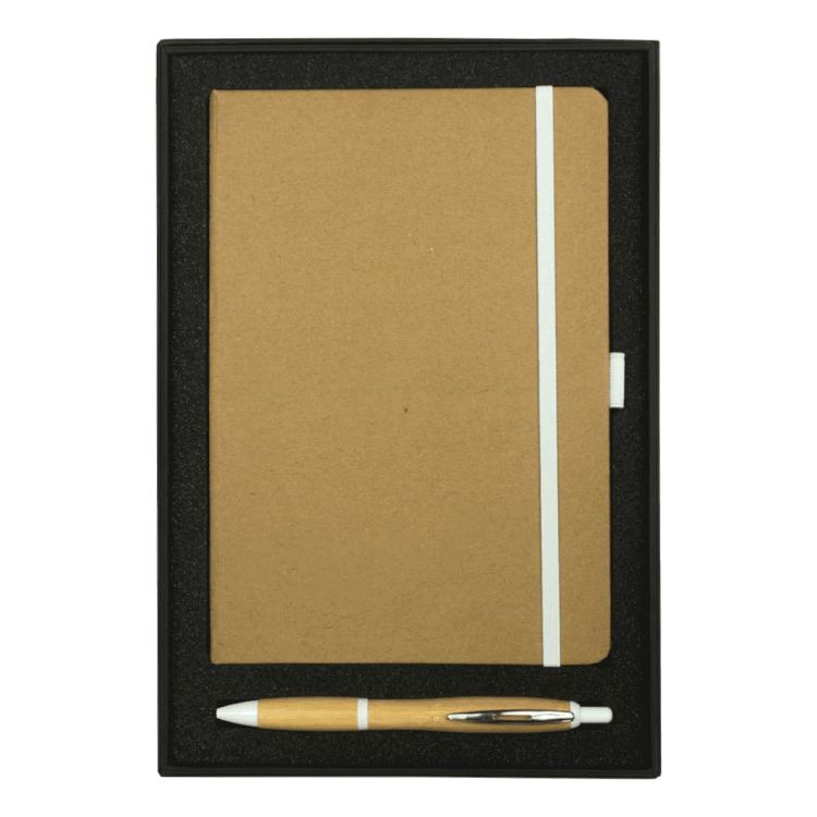 Picture of Gift Set w/ JB1022 Colour Bound Journal & 4104 Nash Bamboo Pen