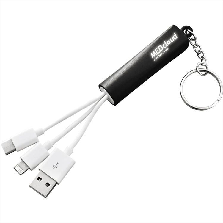 Picture of Route Light Up Logo 3-In-1 Cable