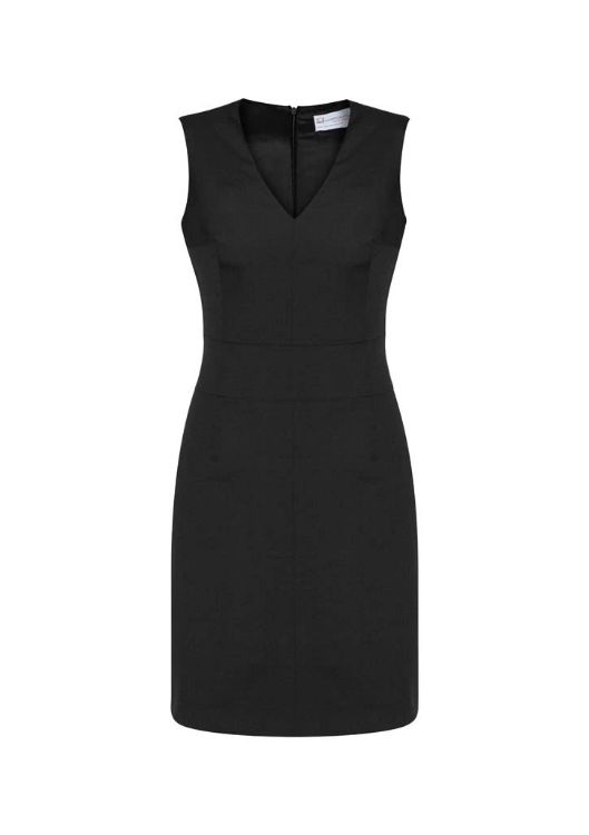 Picture of Womens Comfort Wool Stretch Sleeveless V-Neck Dress