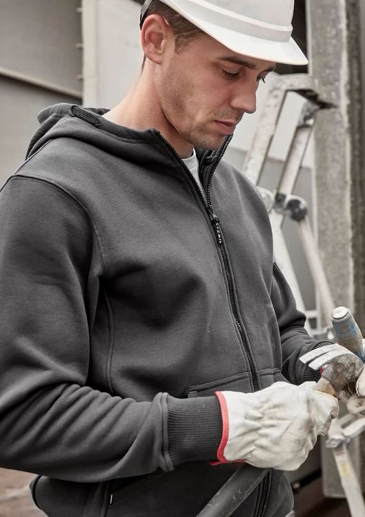 Picture of Unisex Zip Front Multi-Pocket Hoodie