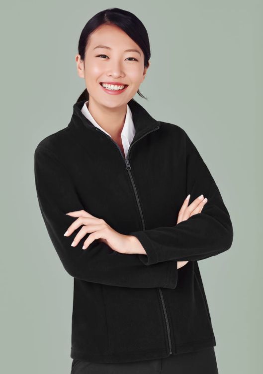 Picture of Womens Plain Micro Fleece Jacket
