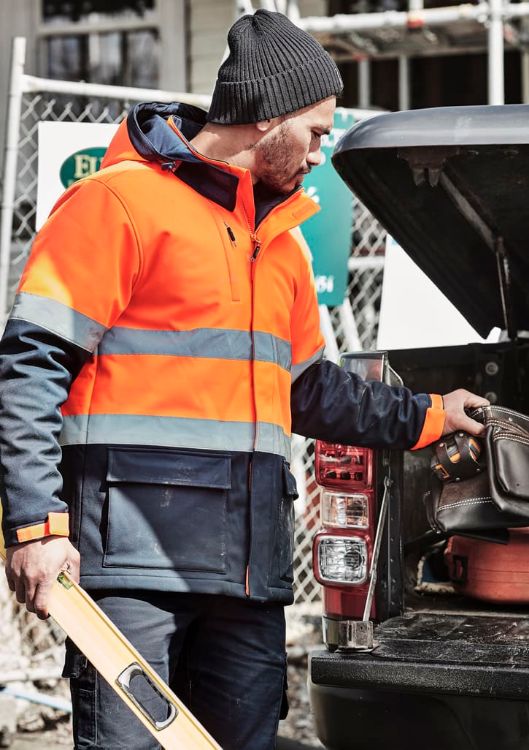 Picture of Unisex Hi Vis Antarctic Softshell Jacket