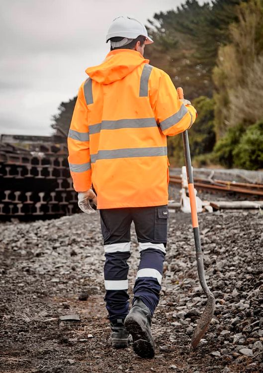 Picture of Unisex Hi Vis VIC Rail 4 In 1 Waterproof Jacket
