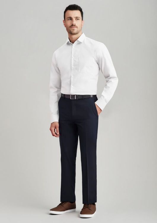 Picture of Mens Comfort Wool Stretch Slimline Pant