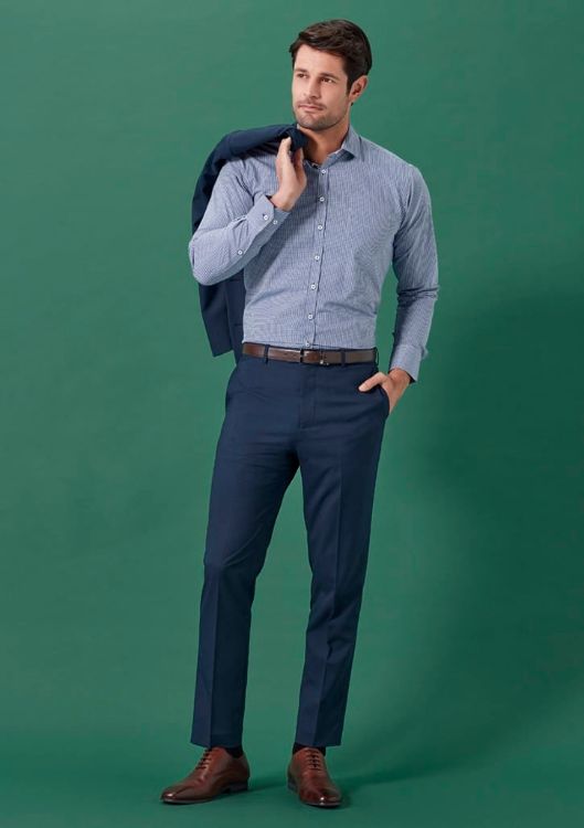 Picture of Mens Renew Slim Fit Flat Front Pant