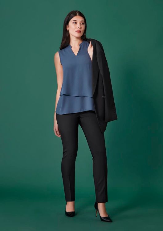 Picture of Womens Renew Mid-Waist Slim Leg Pant