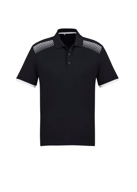 Picture of Mens Galaxy Short Sleeve Polo