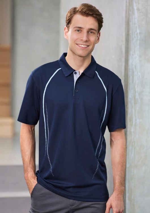 Picture of Mens Cyber Short Sleeve Polo