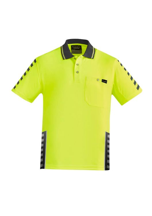 Picture of Mens Hi Vis Komodo Short Sleeve Polo