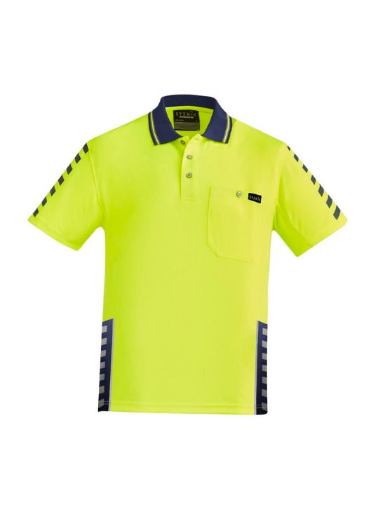 Picture of Mens Hi Vis Komodo Short Sleeve Polo