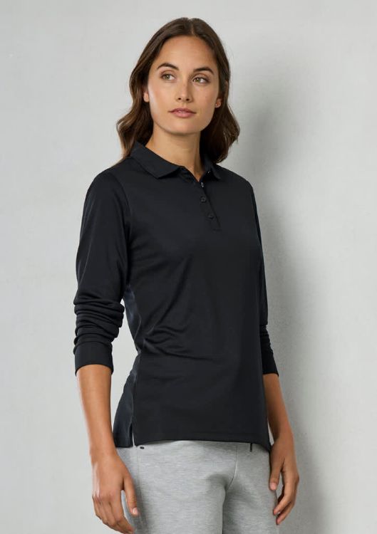 Picture of Womens Action Long Sleeve Polo