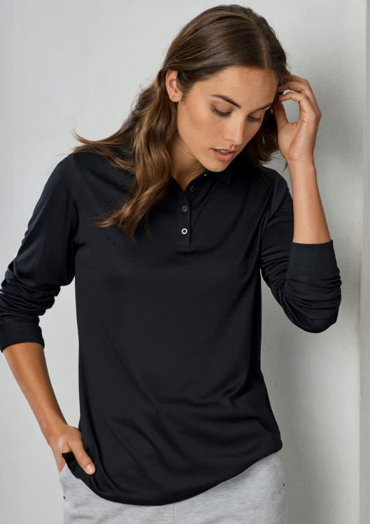 Picture of Womens Action Long Sleeve Polo