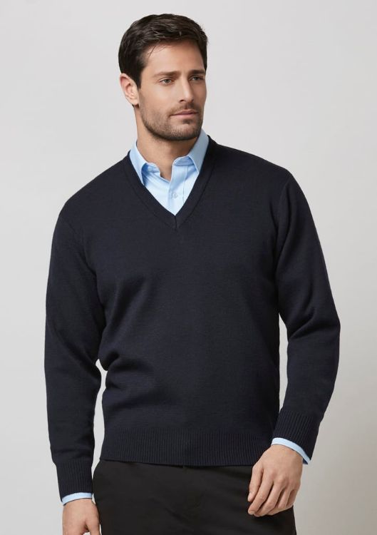Picture of Mens Woolmix Knit Pullover