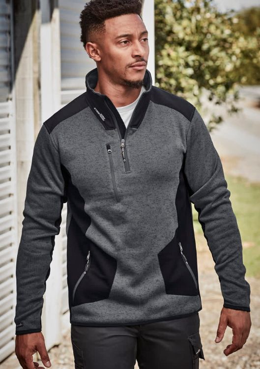 Picture of Unisex Streetworx Reinforced Knit 1/2 Zip Pullover