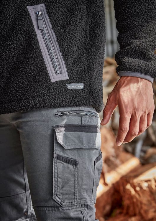 Picture of Unisex Streetworx Full Zip Sherpa Fleece