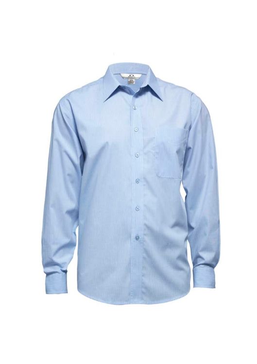 Picture of Mens Micro Check Long Sleeve Shirt