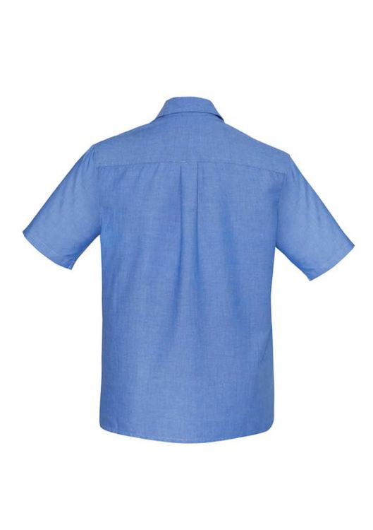 Picture of Mens Chambray Short Sleeve Shirt