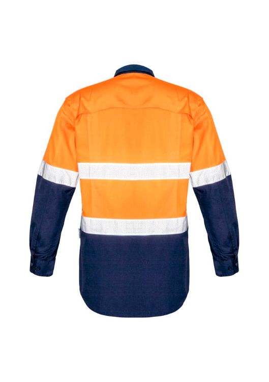 Picture of Mens Rugged Cooling Hi Vis Taped Long Sleeve Shirt