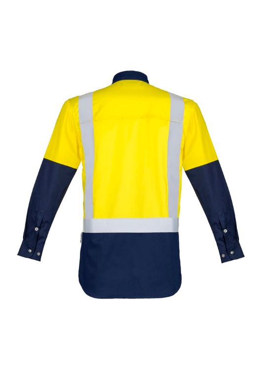 Picture of Mens Industrial Long Sleeve Shirt - Shoulder Taped