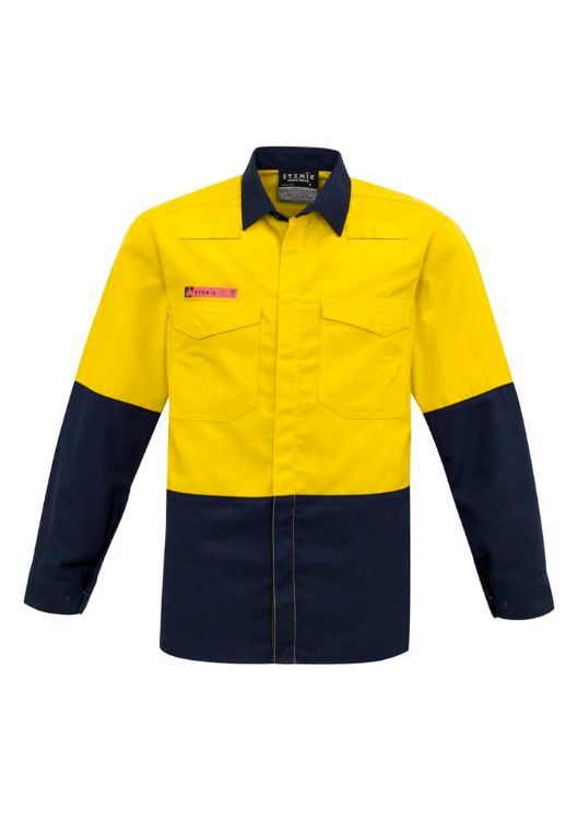 Picture of Mens Hi Vis Spliced Shirt