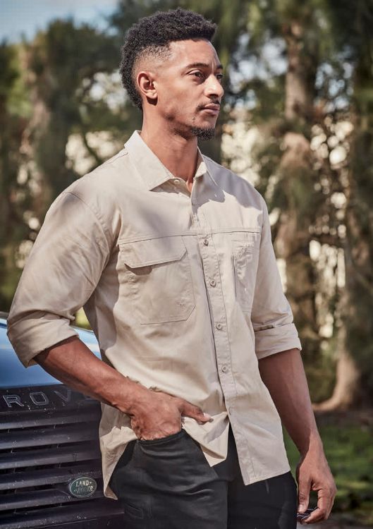 Picture of Mens Lightweight Tradie Long Sleeve Shirt