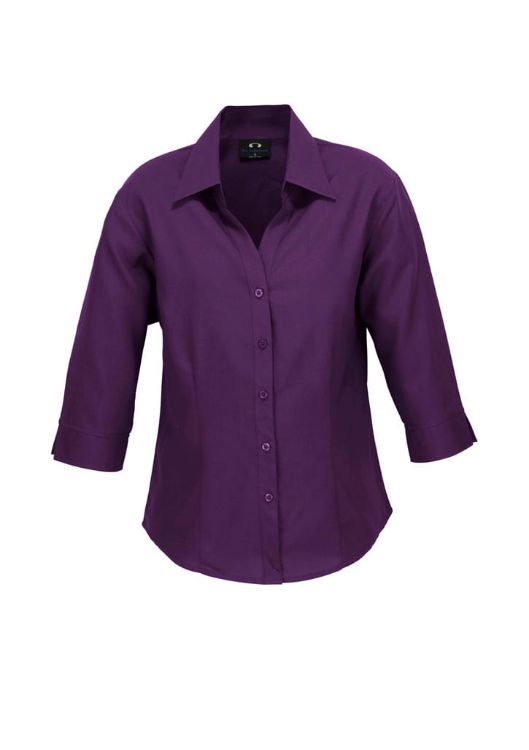 Picture of Oasis Ladies Plain 3/4 Sleeve Shirt