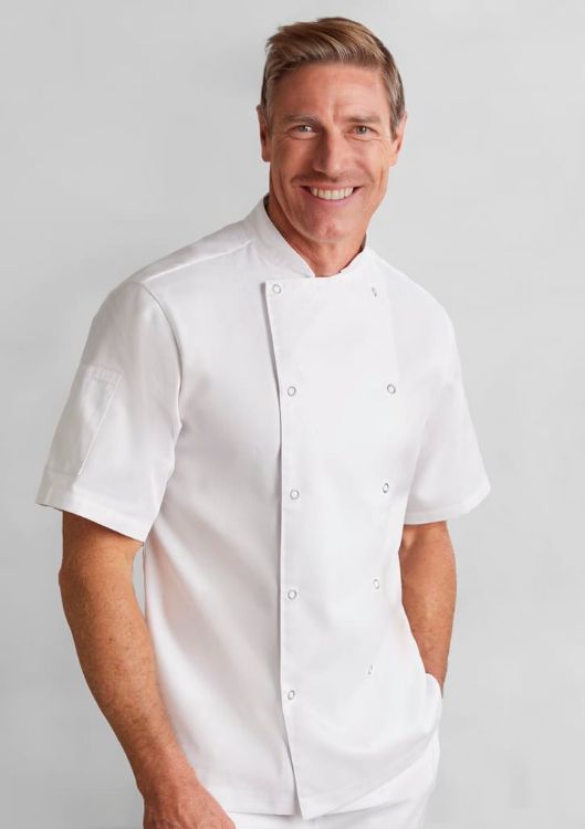 Picture of Mens Zest Short Sleeve Chef Jacket