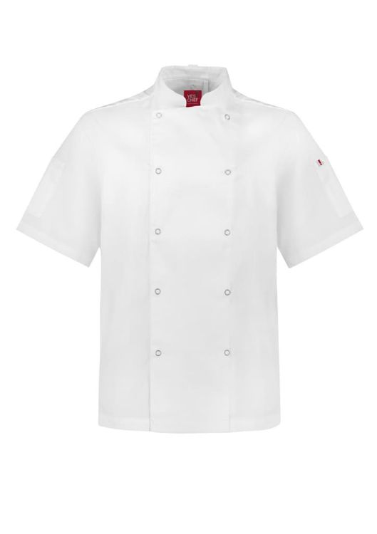 Picture of Mens Zest Short Sleeve Chef Jacket